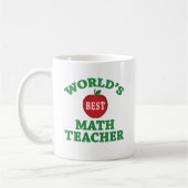 Mug Le meilleur professeur de maths du monde (Gauche)