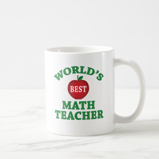 Mug Le meilleur professeur de maths du monde (Droite)