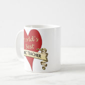 Mug Le meilleur professeur de musique du monde (Devant gauche)