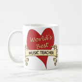 Mug Le meilleur professeur de musique du monde (Gauche)