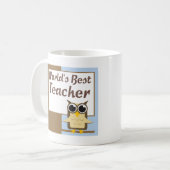 Mug Le meilleur professeur des mondes (Devant gauche)