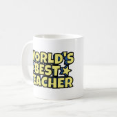 Mug Le meilleur professeur du monde (Devant gauche)