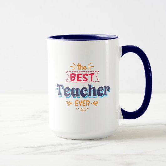 Mug Le meilleur professeur jamais (Droite)