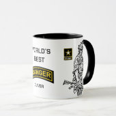 Mug Le meilleur Ranger du monde personnalisé (Devant droit)