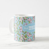Mug Le meilleur rose Apple de maman jamais se (Devant gauche)