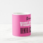 Mug Le meilleur rose V06 de l'ASSISTANT DENTAIRE du (Centre)