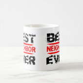 Mug Le meilleur rouge toujours grunge 01 de noir de (Centre)