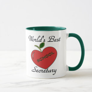 Mug Le meilleur secrétaire de l'école du monde