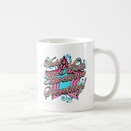 Mug Le meilleur secrétaire des mondes (Droite)
