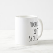 Mug Le meilleur secrétaire du monde (Devant droit)
