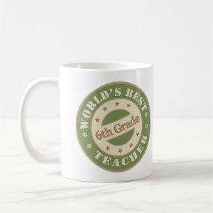 Mug Le meilleur sixième professeur de catégorie des