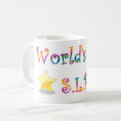 Mug Le meilleur SLP du monde (Devant gauche)