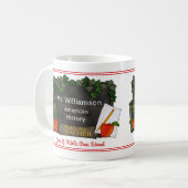 Mug Le meilleur sujet de l'école | du nom | du (Devant gauche)