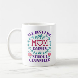 Mug Le meilleur type de maman élève un conseiller scol