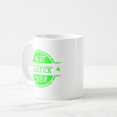 Mug Le meilleur vert d'associé jamais (Devant gauche)