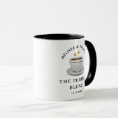 Mug Le Mélange Parfait De Mariage Café Favoriser (Devant droit)