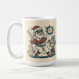 Mug Le mème de baseball de Noël 67 de Santa