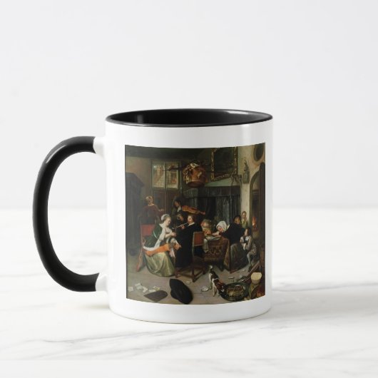 Mug Le ménage dissolu, 1668 (Gauche)