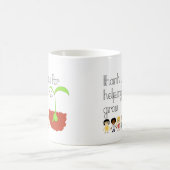 Mug Le Merci pour m'aider se développent (Centre)