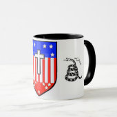 Mug Le messager de constitution ne marchent pas sur (Devant droit)