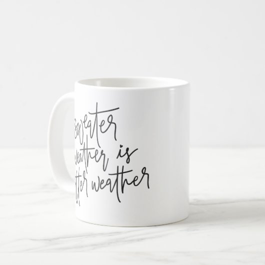 Mug Le Météo Plus Doux Est Meilleur (Devant gauche)