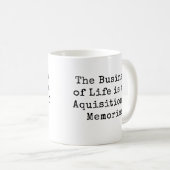 Mug Le métier de la vie est ... (Devant droit)