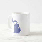 Mug Le Michigan : Un état BLEU (Devant gauche)