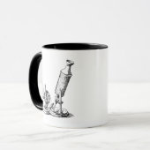 Mug Le microscope de Robert Hooke (Devant gauche)
