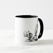 Mug Le microscope de Robert Hooke (Devant droit)