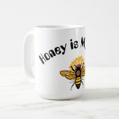 Mug Le miel est mon or (Devant gauche)