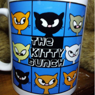 Mug Le mignon Amoureux des chats Kitty Bunch