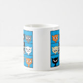 Mug Le mignon Amoureux des chats Kitty Bunch (Centre)