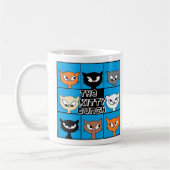 Mug Le mignon Amoureux des chats Kitty Bunch (Gauche)