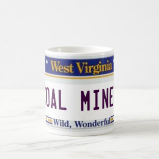MUG LE MINEUR DE PLAQUE MINÉRALOGIQUE DE WV