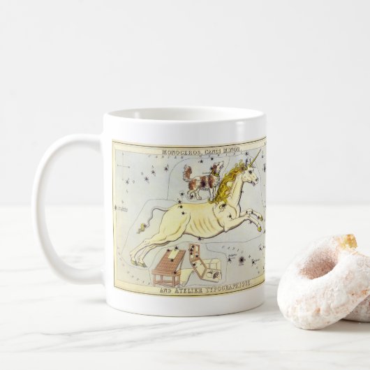 Mug Le miroir de l'Ukraine, la carte céleste de l'astr (Avec donut)