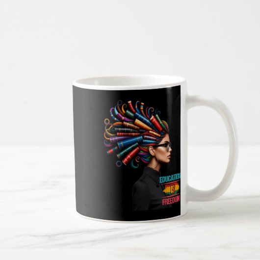 Mug Le Mois de l'histoire noire L'éducation est la lib (Droite)