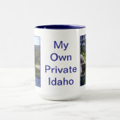 Mug Le mon propre Idaho privé (Centre)