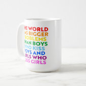 Mug Le monde a de plus gros problèmes (Devant gauche)