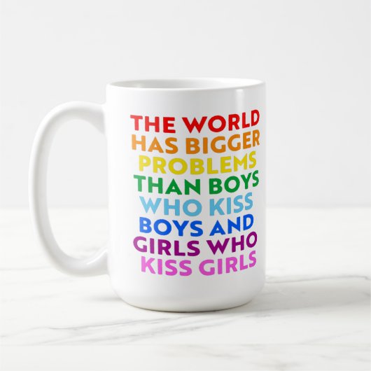 Mug Le monde a de plus gros problèmes (Gauche)