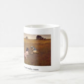 Mug Le monde de Christina avec Wimsey le limier (Devant droit)