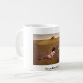 Mug Le monde de Christina avec Wimsey le limier (Devant gauche)