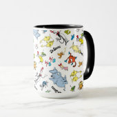Mug Le monde de Dr Seuss Pattern (Devant droit)