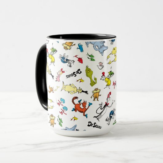 Mug Le monde de Dr Seuss Pattern (Devant gauche)