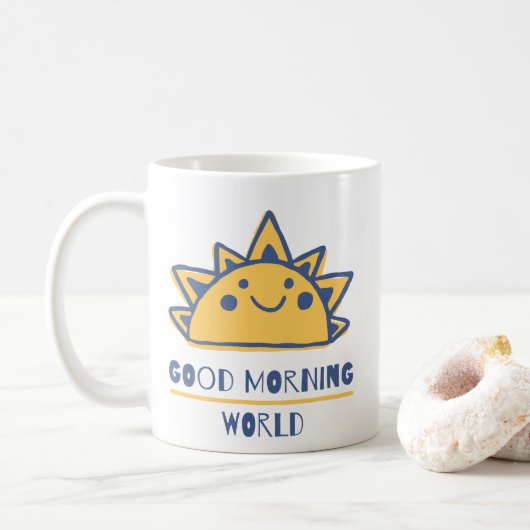 Mug Le monde du bon matin (Avec donut)