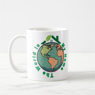 Mug Le monde est ma maison - Jour des terres Eco Love