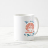 Mug Le monde est ton huître (Devant droit)