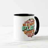 Mug Le Monde Est Un Meilleur Enseignant En Informatiqu (Devant droit)