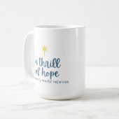 Mug Le monde fatigué se délecte de la cohue (Devant gauche)