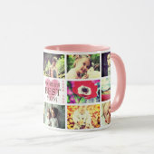 Mug Le monde personnalisé le mieux je vous aime ... (Devant droit)