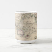 Mug Le monde sur la projection du Mercator (Centre)
